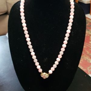 Rose pink necklace